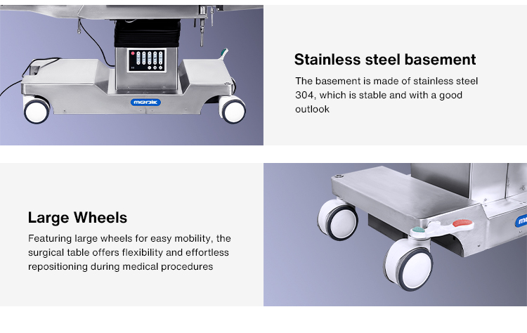 YA-12E Electric Surgical Operation Table On Wheels