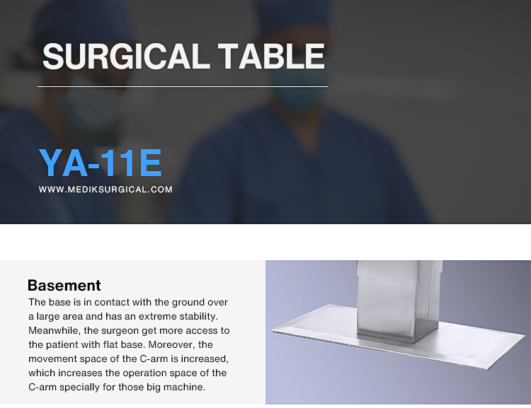 YA-11E C arm Surgical Table For OT Room