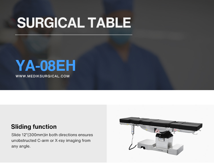 YA-08EH Adjustable Electro Hydraulic Operating Table