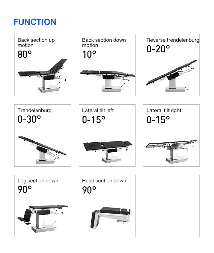 YA-02M Head End Controlled Universal Hydraulic Operation Table