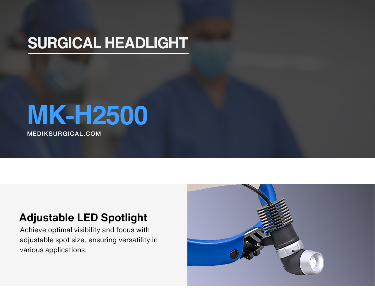 MK-H2500 Battery Powered LED Surgical Headlight