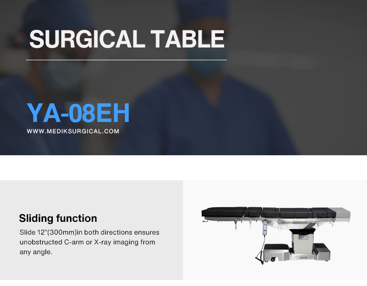 YA-08EH Adjustable Electro Hydraulic Operating Table