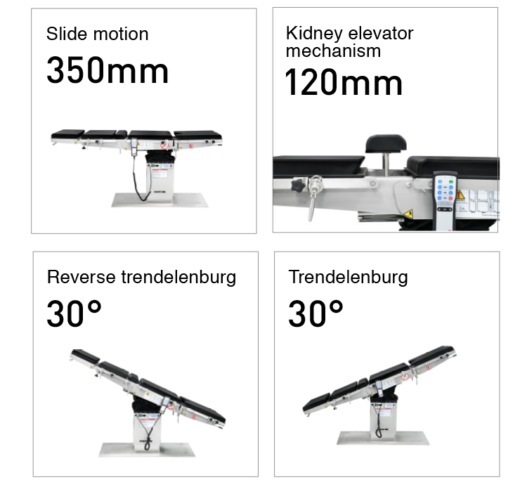 YA-11E C arm Surgical Table For OT Room