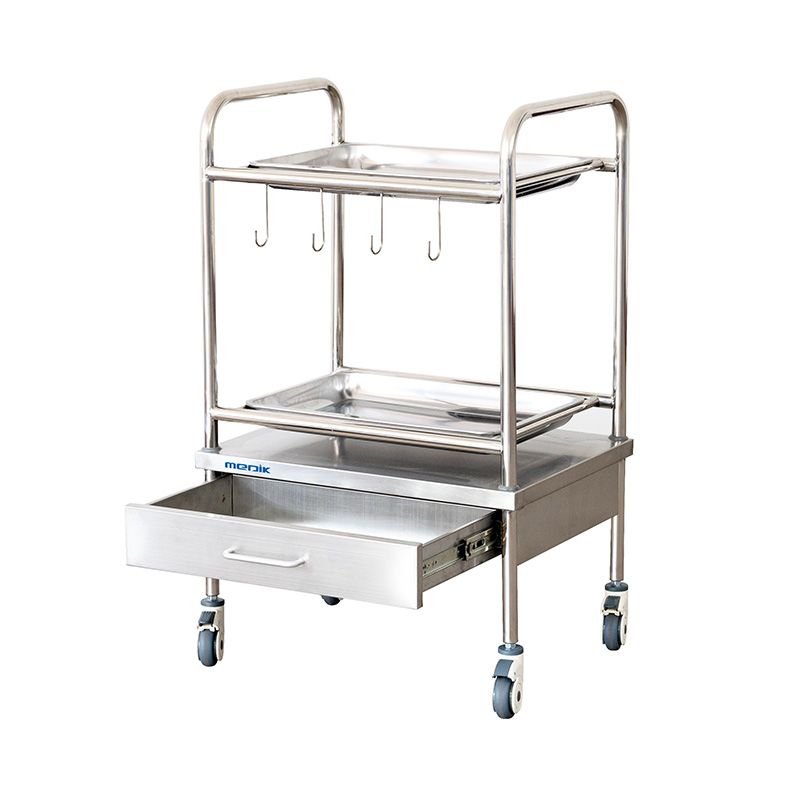 MK-S46 Stainless Steel Medical Instrument Trolley