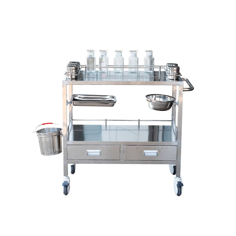 MK-S45 Stainless Steel Hospital Dressing Trolley