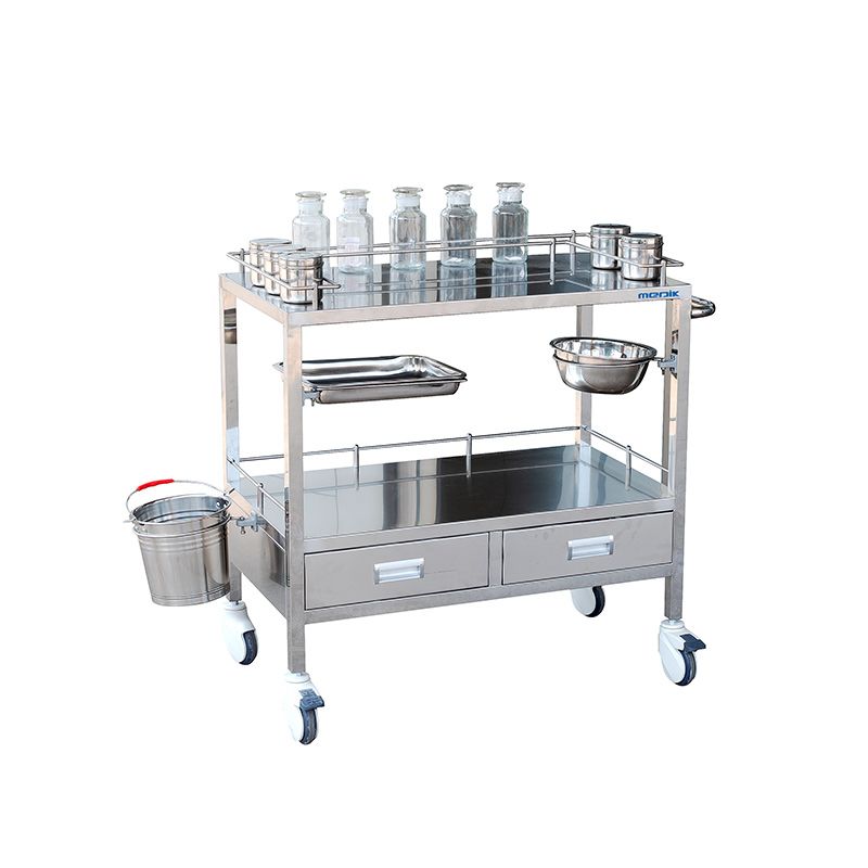 MK-S45 Stainless Steel Hospital Dressing Trolley