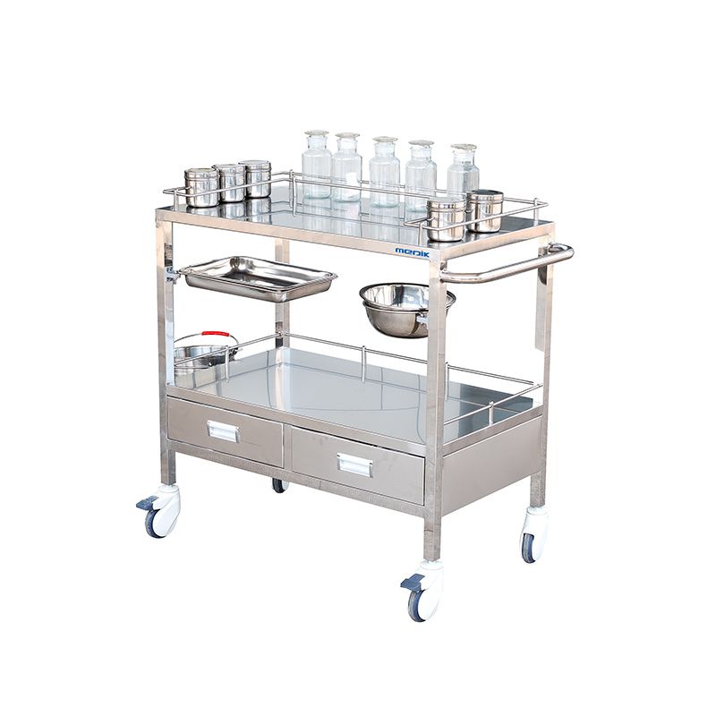 MK-S45 Stainless Steel Hospital Dressing Trolley