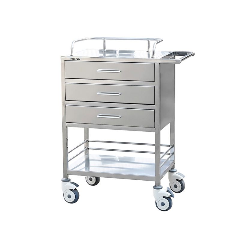 MK-S25B Stainless Steel Instrument Trolley