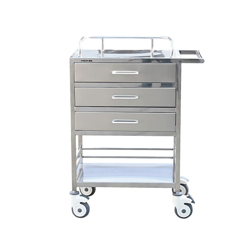 MK-S25B Stainless Steel Instrument Trolley