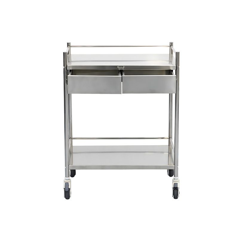 MK-S08B Stainless Steel Nursing Dressing Trolley For Medical Use