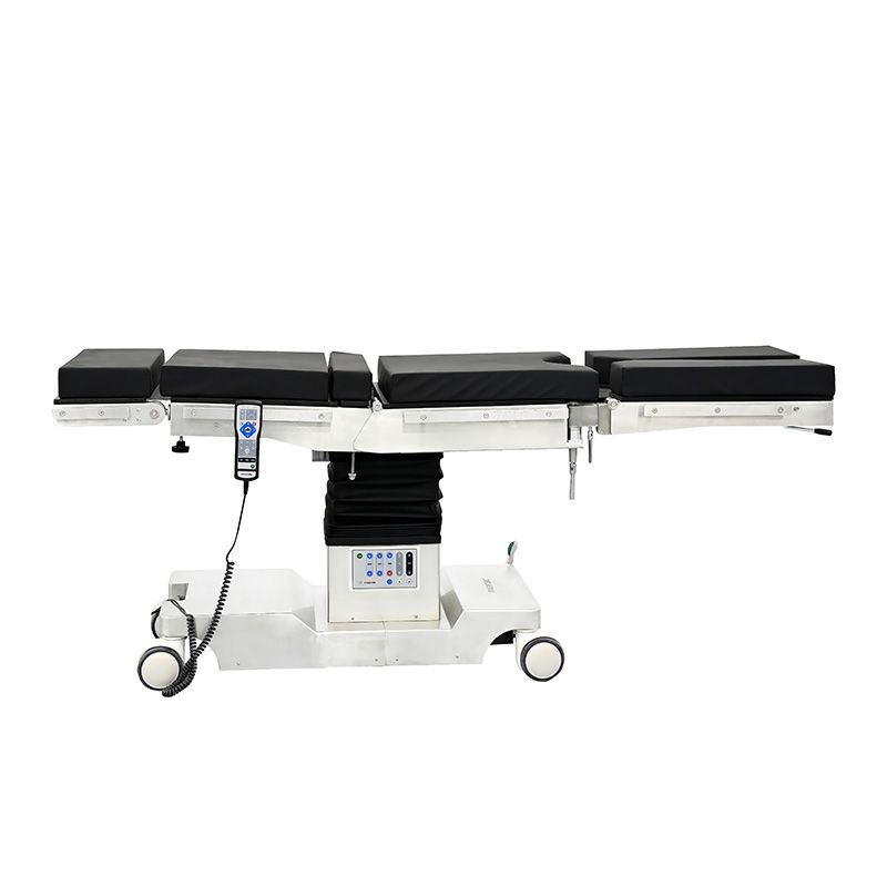 YA-12E Stainless Steel Electric Surgical Operation Table On Wheels