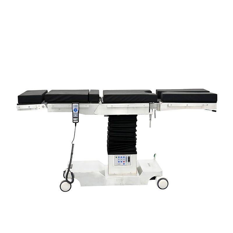 YA-12E Stainless Steel Electric Surgical Operation Table On Wheels