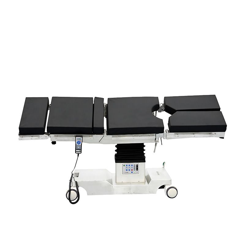 YA-12E Stainless Steel Electric Surgical Operation Table On Wheels